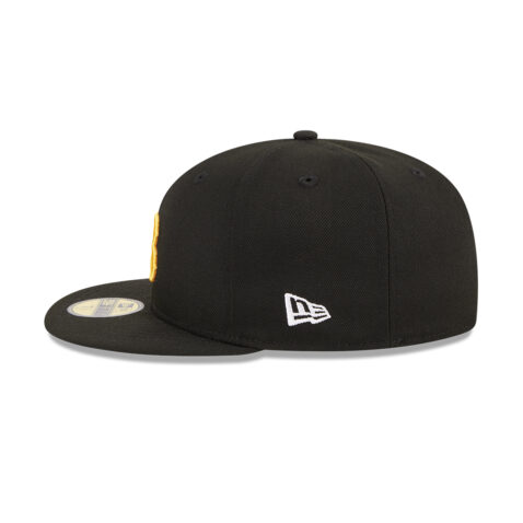 New Era 59Fifty Long Beach State Athletics Fitted Hat Black Gold White