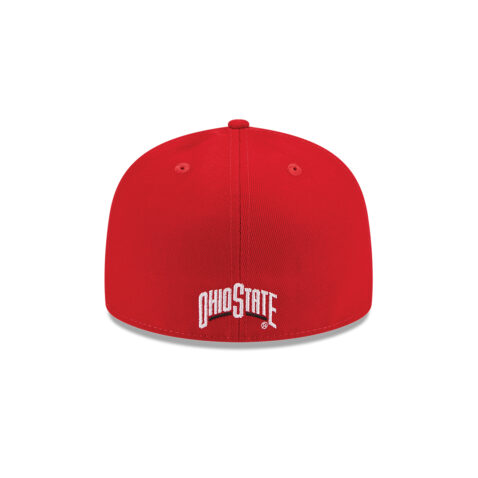 New Era 59Fifty Ohio State University Buckeyes Fitted Hat Scarlet Red White - Image 5