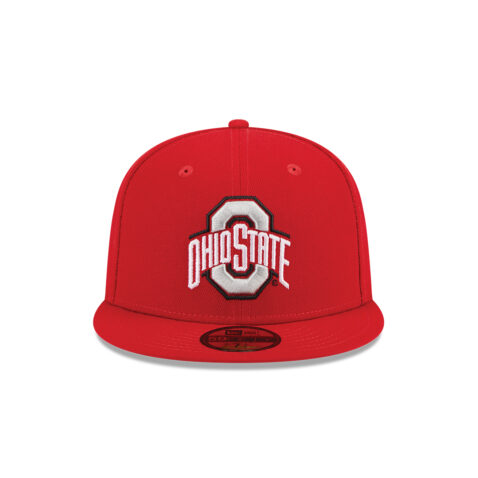 New Era 59Fifty Ohio State University Buckeyes Fitted Hat Scarlet Red White