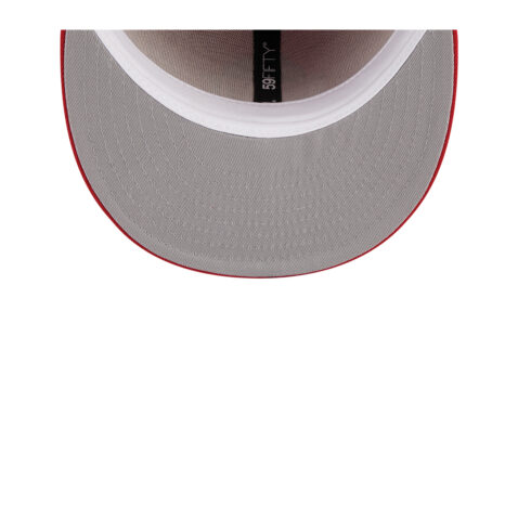 New Era 59Fifty Ohio State University Buckeyes Fitted Hat Scarlet Red White - Image 7