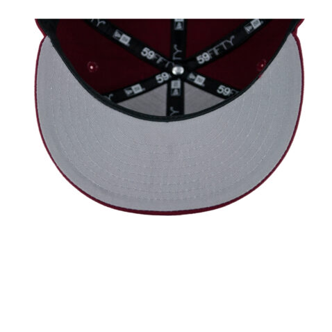 New Era 59Fifty USC Trojans Fitted Hat Cardinal Red Gold Yellow - Image 5