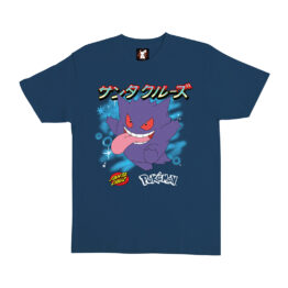 Santa Cruz x Pokémon Ghost Type 3 Short Sleeve Premium T-Shirt Saltwater Blue