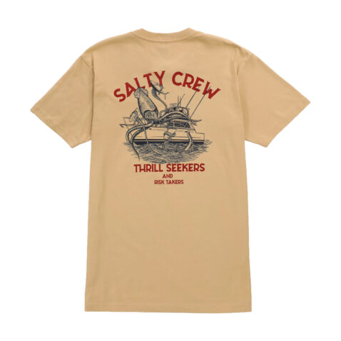 Salty Crew Deepwater Short Sleeve T-Shirt Camel