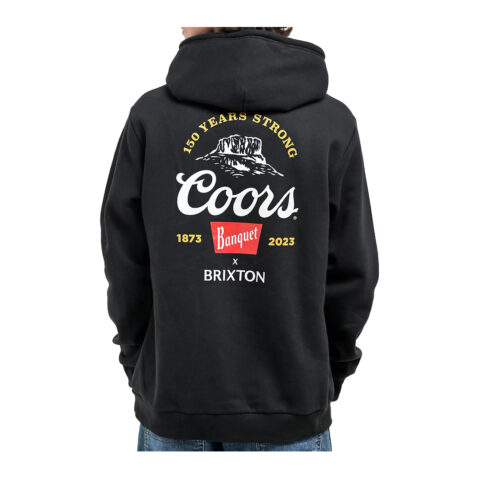 Brixton x Coors Banquet 150th Anniversary Fleece Pullover Hoodie Black