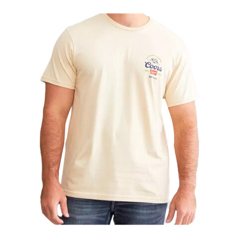 Brixton x Coors Banquet 150th Anniversary Short Sleeve T-Shirt Cream White