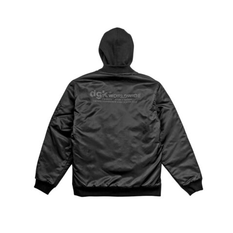 DGK Worldwide Bomber Jacket Black