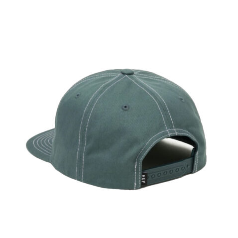 HUF Set Triple Triangle Snapback Hat Pine White - Image 2