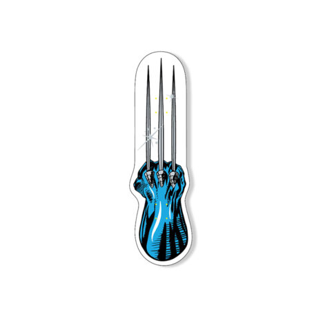 HUF x Marvel X-Men Adamantium Custom Shaped Skate Deck