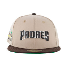 New Era 59Fifty San Diego Padres Park at the Park Fitted Hat Camel Burnt Wood Brown