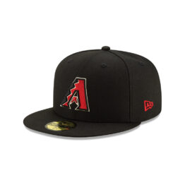 New Era 59Fifty Arizona Diamondbacks Game On Field World Series 2023 Side Patch Fitted Hat Black