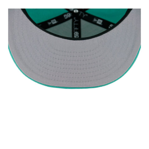 New Era 59Fifty Mexico City Diablos Rojos De Mexico Alternate 4 On Field Fitted Hat Clear Mint Red - Image 5