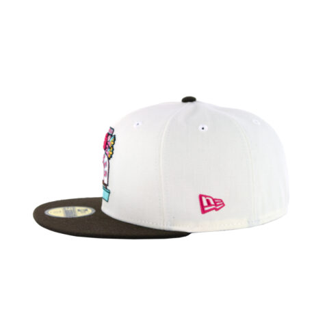 New Era 59Fifty San Diego Padres Trajinera Fitted Hat Chrome White Brown