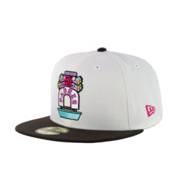 New Era 59Fifty San Diego Padres Trajinera Fitted Hat Chrome White Brown