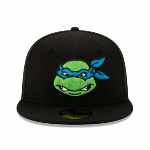 New Era 59Fifty TMNT Leonardo Fitted Hat Black - Image 2