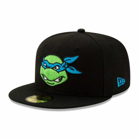 New Era 59Fifty TMNT Leonardo Fitted Hat Black