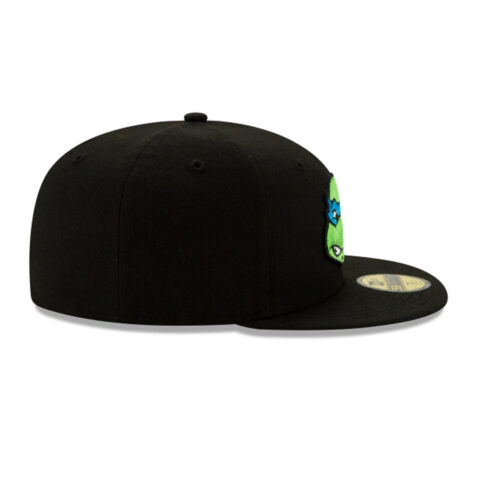 New Era 59Fifty TMNT Leonardo Fitted Hat Black - Image 6