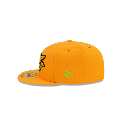 New Era 59Fifty TMNT Michelangelo Fitted Hat Orange Gold - Image 6