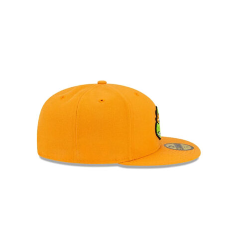 New Era 59Fifty TMNT Michelangelo Fitted Hat Orange Gold - Image 4