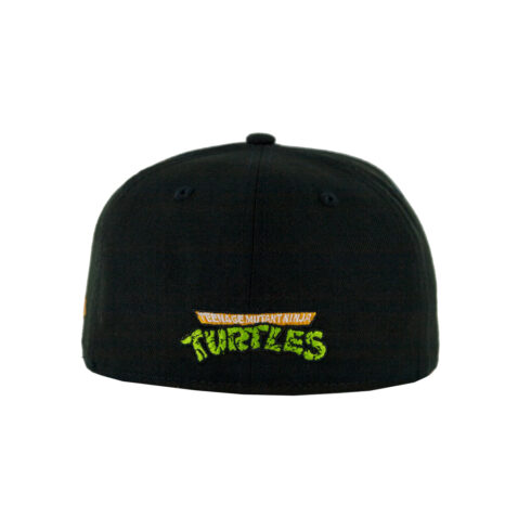 New Era 59Fifty TMNT Michelangelo Fitted Hat Black - Image 4