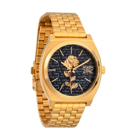 Nixon x Tupac Shakur Time Teller Gold Black