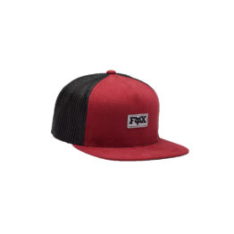 FOX Fheadx Mesh Snapback Hat Scarlet