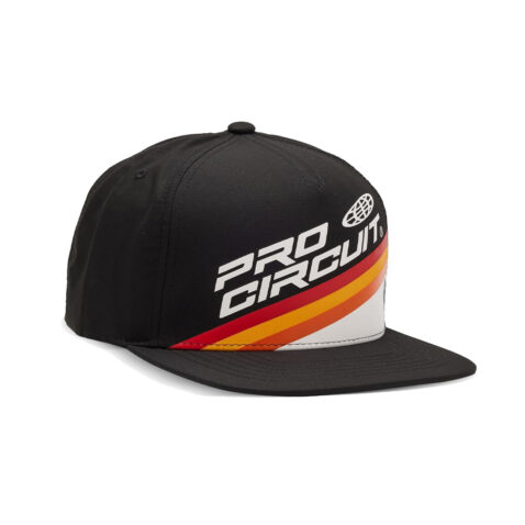 FOX Pro Circuit Snapback Cap Hat Black