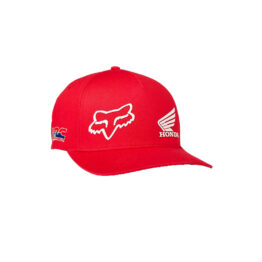 FOX x  Honda Flexfit Hat Flame Red