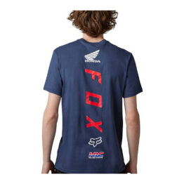 FOX x Honda Short Sleeve T-Shirt Deep Cobalt Blue