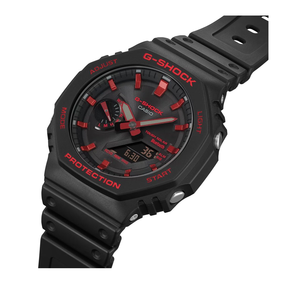 ga2100G-SHOCK ブラック/レッド GAB2100BNR1A | G-SHOCK 2100 Series Black | CASIO