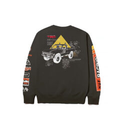 HUF x Toyota Concept Crewneck Fleece Sweatshirt Black