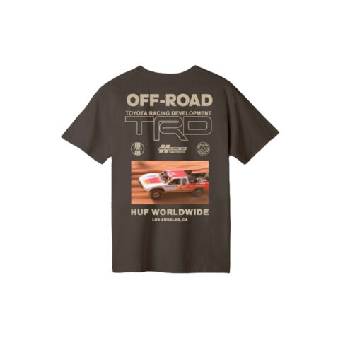 HUF x Toyota Off-Road Short Sleeve T-Shirt Chocolate Brown