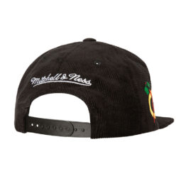 Mitchell & Ness Chicago Blackhawks All Directions Adjustable Snapback Hat Black