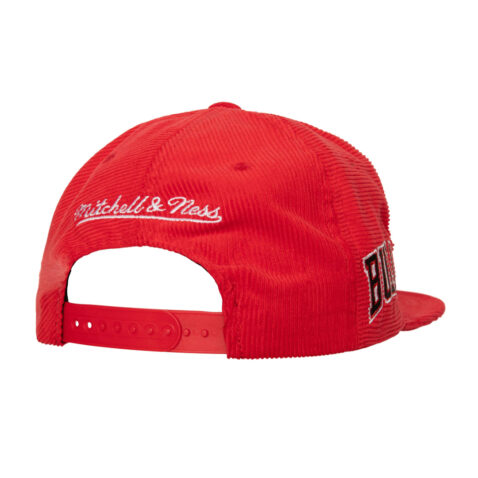 Mitchell & Ness Chicago Bulls All Directions Corduroy Adjustable Snapback Hat Red Mitchell & Ness Chicago Bulls All Directions Corduroy Adjustable Snapback Hat Red