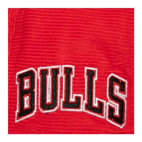 Mitchell & Ness Chicago Bulls All Directions Corduroy Adjustable Snapback Hat Red