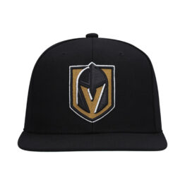 Mitchell & Ness Las Vegas Knights Alternate Flip Adjustable Snapback Hat Black