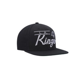 Mitchell & Ness Los Angeles Kings Retro Lock Adjustable Snapback Hat Black