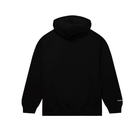 Mitchell & Ness Oakland Raiders Tonal Logo Heavyweight Fleece Hoodie Black - Image 2