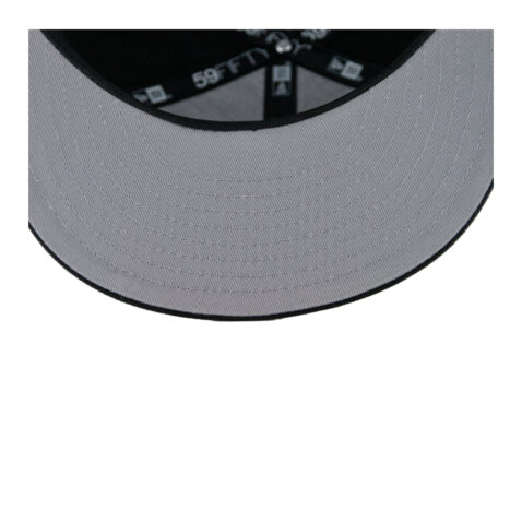 New Era 59Fifty Mexico Gold Cup Fitted Hat Black Red Metallic Gold - Image 7