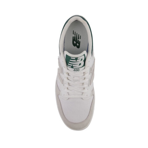 New Balance Numeric 480 Shoes White Green - Image 2