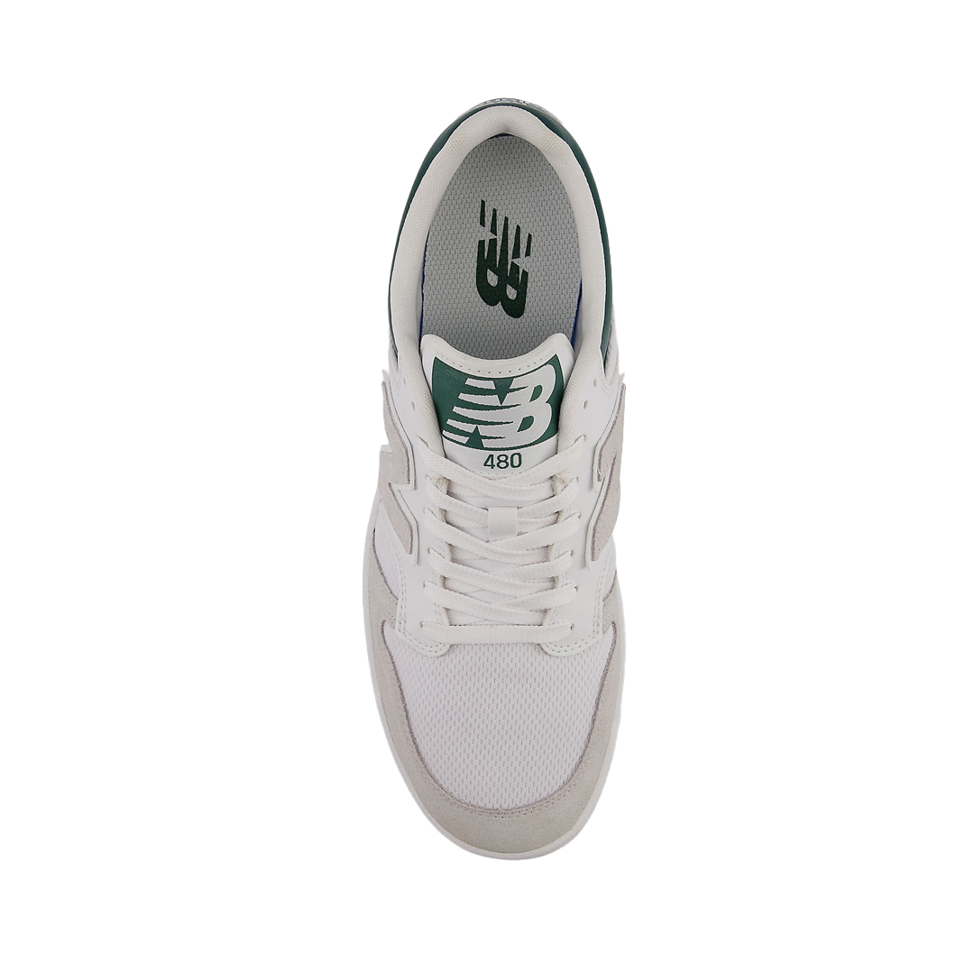 numeric 480 New Balance スニーカー ホワイト/グリーン 480 JDI New Balance Numeric Shoes Suede White Green