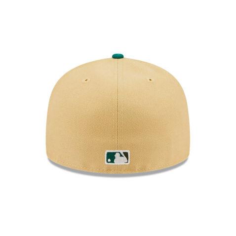 New Era 59Fifty Colorado Rockies The Elements Earth Fitted Hat Vegas Gold Emerald Green