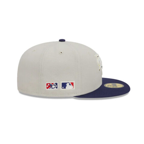 New Era 59Fifty San Diego Padres Lake Elsinore Storm Farm Team Fitted Hat Stone Light Navy