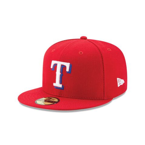 New Era 59Fifty Texas Rangers Alternate World Series 2023 Official Champions Side Patch Fitted Hat  Red