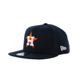 New Era 9Fifty Houston Astros Mexico Adjustable Snapback Hat Dark Navy Orange