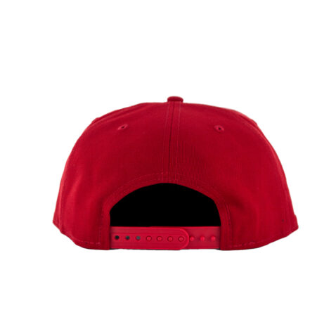 New Era 9Fifty Los Angeles Angels of Anaheim Mexico Adjustable Snapback Hat Scarlet Red White - Image 4