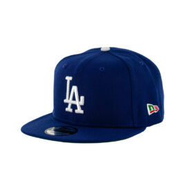 New Era 9Fifty Los Angeles Dodgers Mexico Adjustable Snapback Hat Dark Royal Blue White