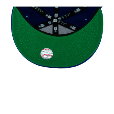 New Era 9Fifty Los Angeles Dodgers Mexico Adjustable Snapback Hat Dark Royal Blue White - Image 5