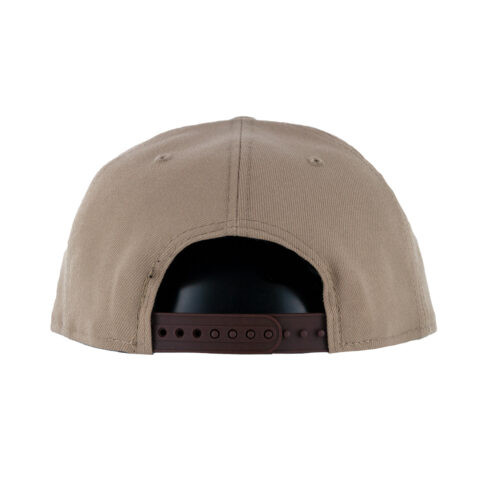 New Era 9Fifty San Diego Padres Jersey Hook Arch Word Logo Snapback Adjustable Hat Camel Burnt Wood Brown - Image 4