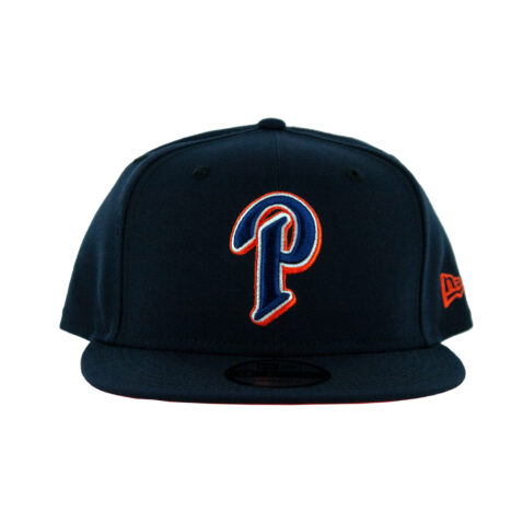 New Era 9Fifty San Diego Padres Ligature Redux 1998 Gwynn P Logo Adjustable Snapback Hat Dark Navy White Orange New Era 9Fifty San Diego Padres Ligature Redux 1998 Gwynn P Logo Adjustable Snapback Hat Dark Navy White Orange