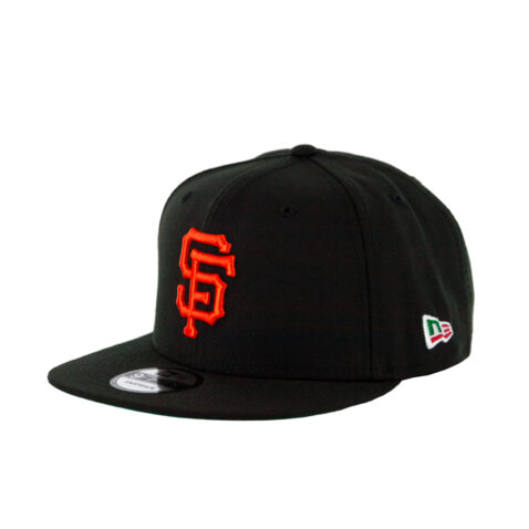 New Era 9Fifty San Francisco Giants Mexico Adjustable Snapback Hat Black Orange